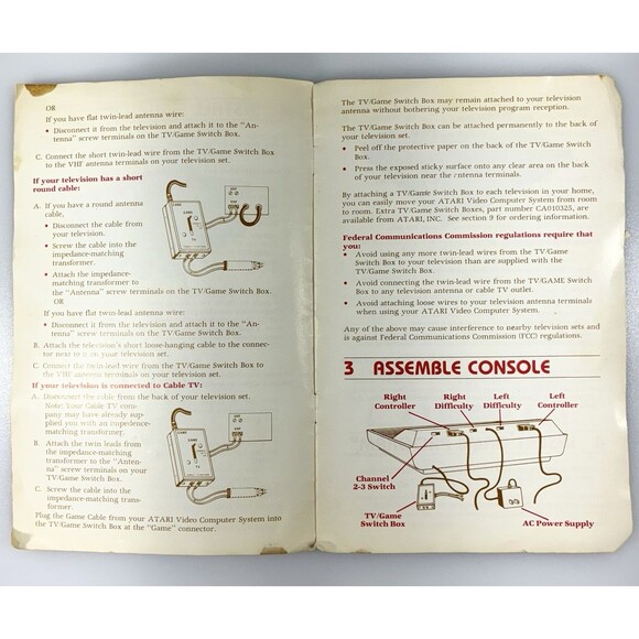 Vintage Activision Atari 2600 Console Manual & Catalogs Retro Gaming Lot of 5 - Picture 13 of 16